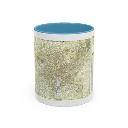 USA - Washington, Suburban (1948) (Map) Accent Coffee Mug