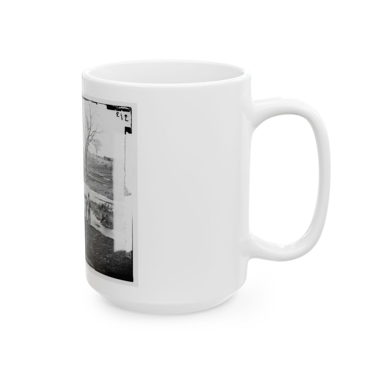 Bull Run, Va. Federal Cavalry At Sudley Ford (U.S. Civil War) White Coffee Mug