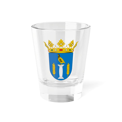 Escudo de La Puebla de Albortón (Spain) (Coat of Arms) Shot Glass 1.5oz
