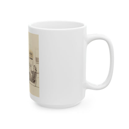 Group of Four Coca-Cola advertisements, 1960 (3) - White Coffee Mug