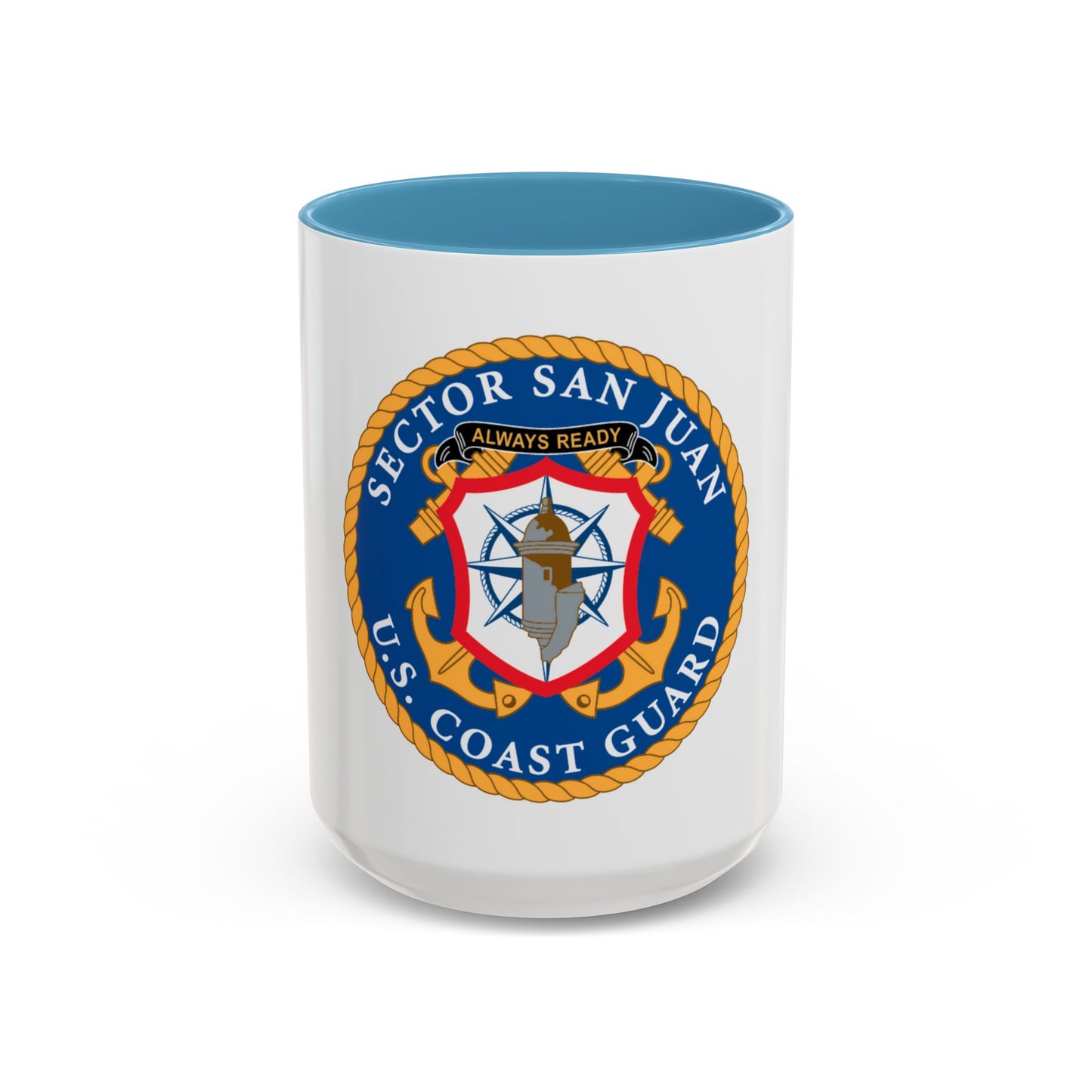 USCG Sector San Juan (U.S. Coast Guard) Accent Coffee Mug