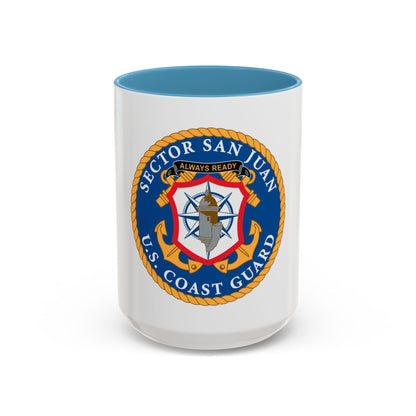 USCG Sector San Juan (U.S. Coast Guard) Accent Coffee Mug