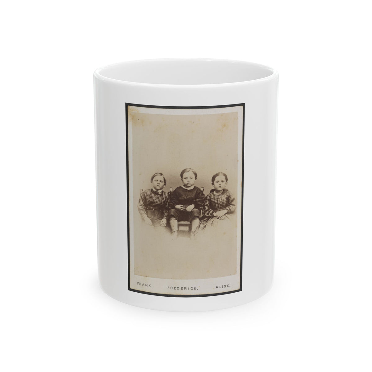 The Children Of The Battle Field (U.S. Civil War) White Coffee Mug