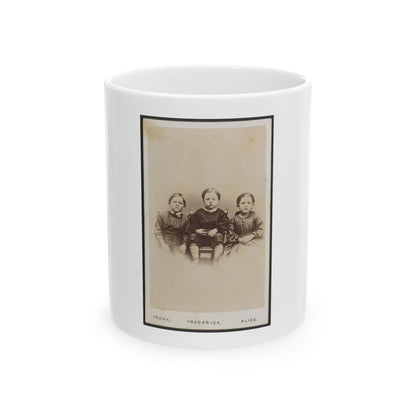 The Children Of The Battle Field (U.S. Civil War) White Coffee Mug