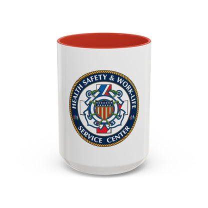 HSWL Service Center (U.S. Coast Guard) Accent Coffee Mug