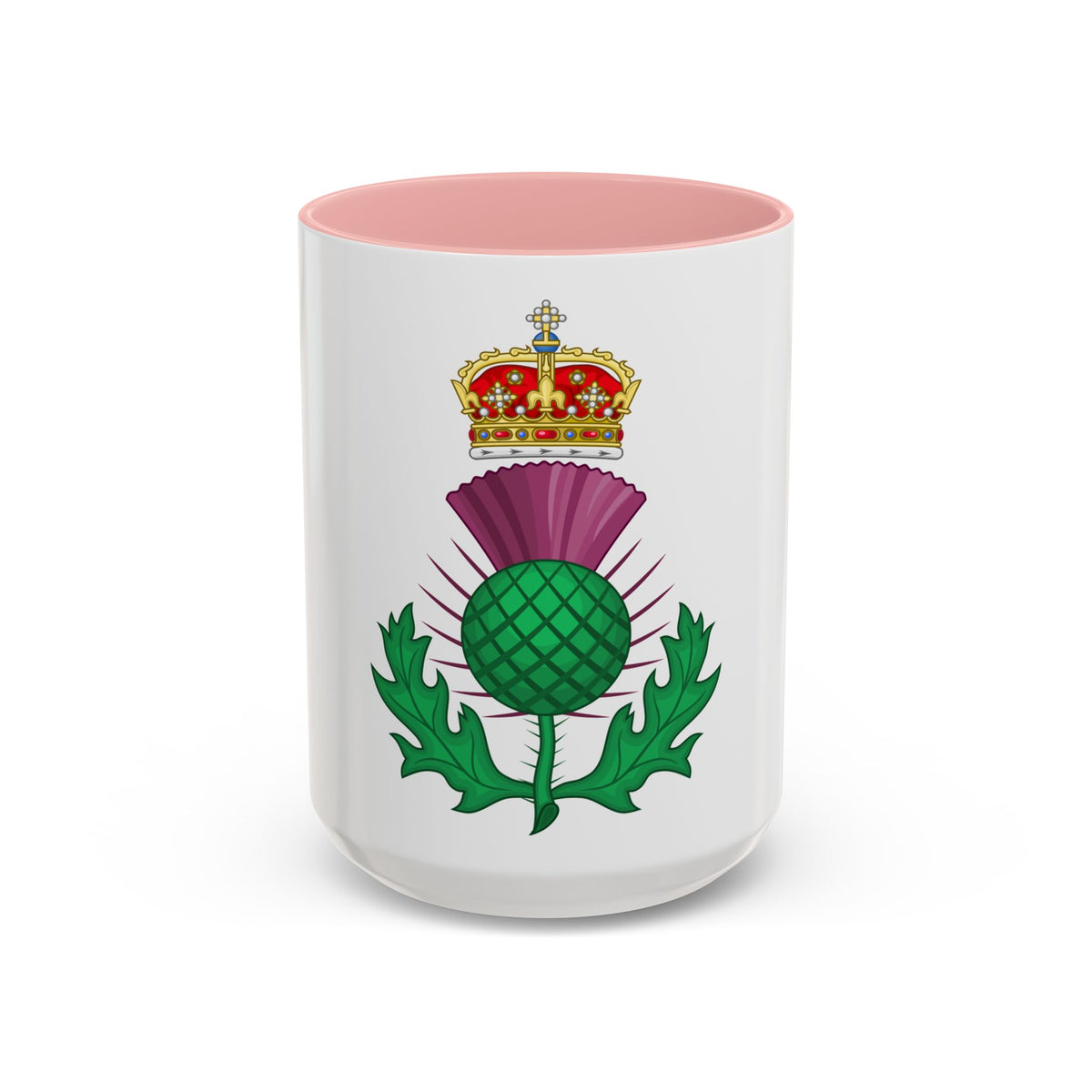 Thistle Royal Badge of Scotland - Accent Coffee Mug