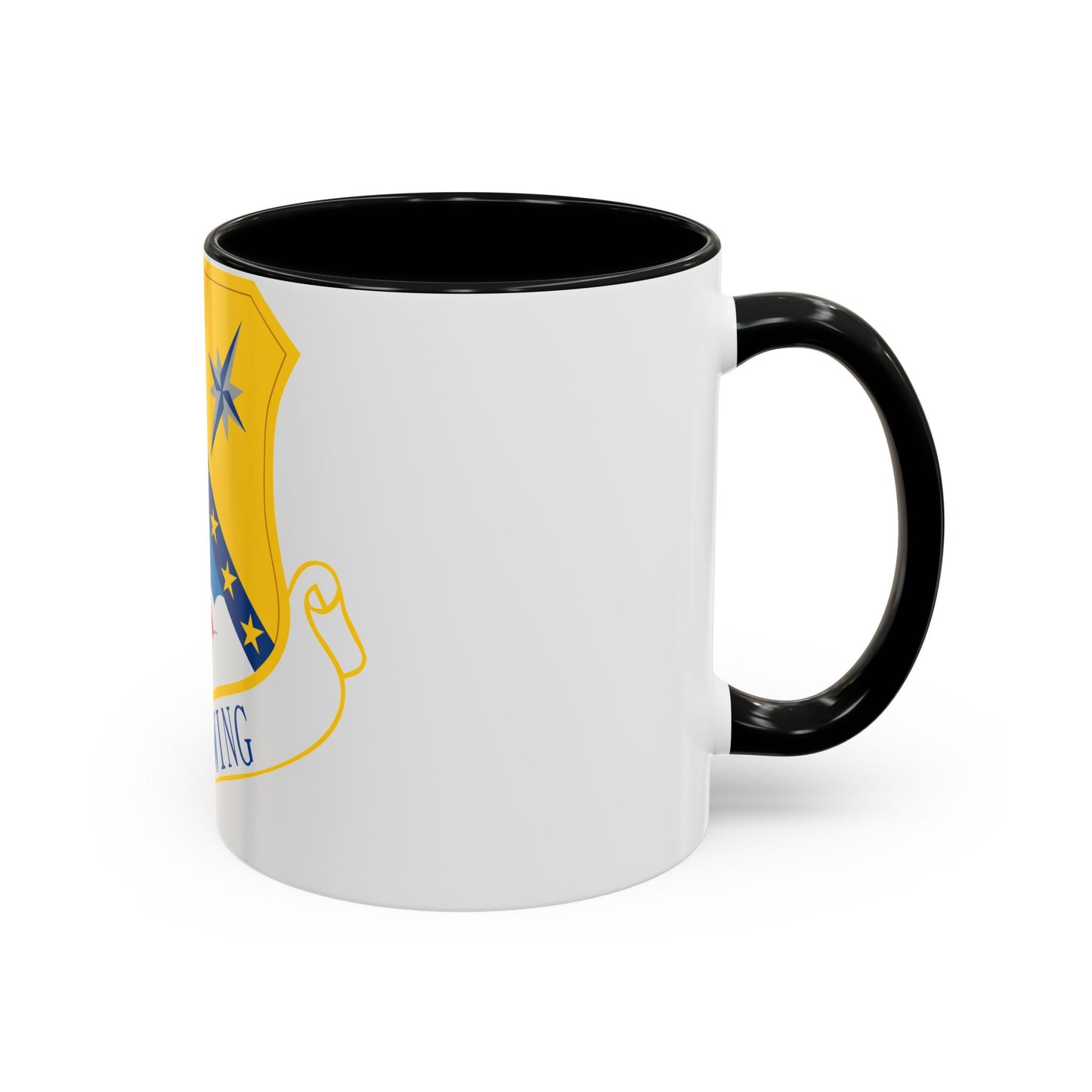 168th Wing emblem (U.S. Air Force) Accent Coffee Mug