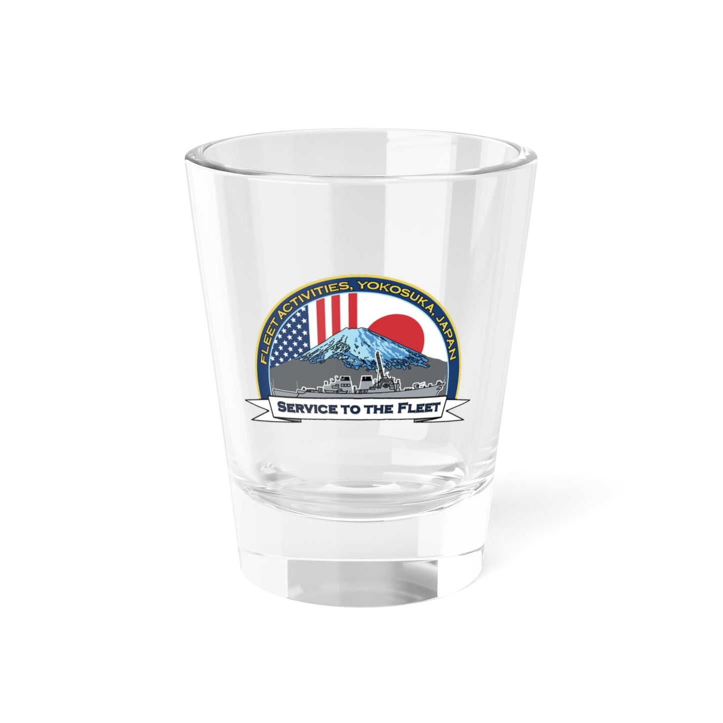 CFAY Fleet Activities Yokosuka Glass (U.S. Navy) Shot Glass 1.5oz