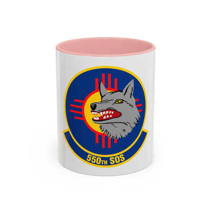 550 Special Operations Squadron AETC (U.S. Air Force) Accent Coffee Mug