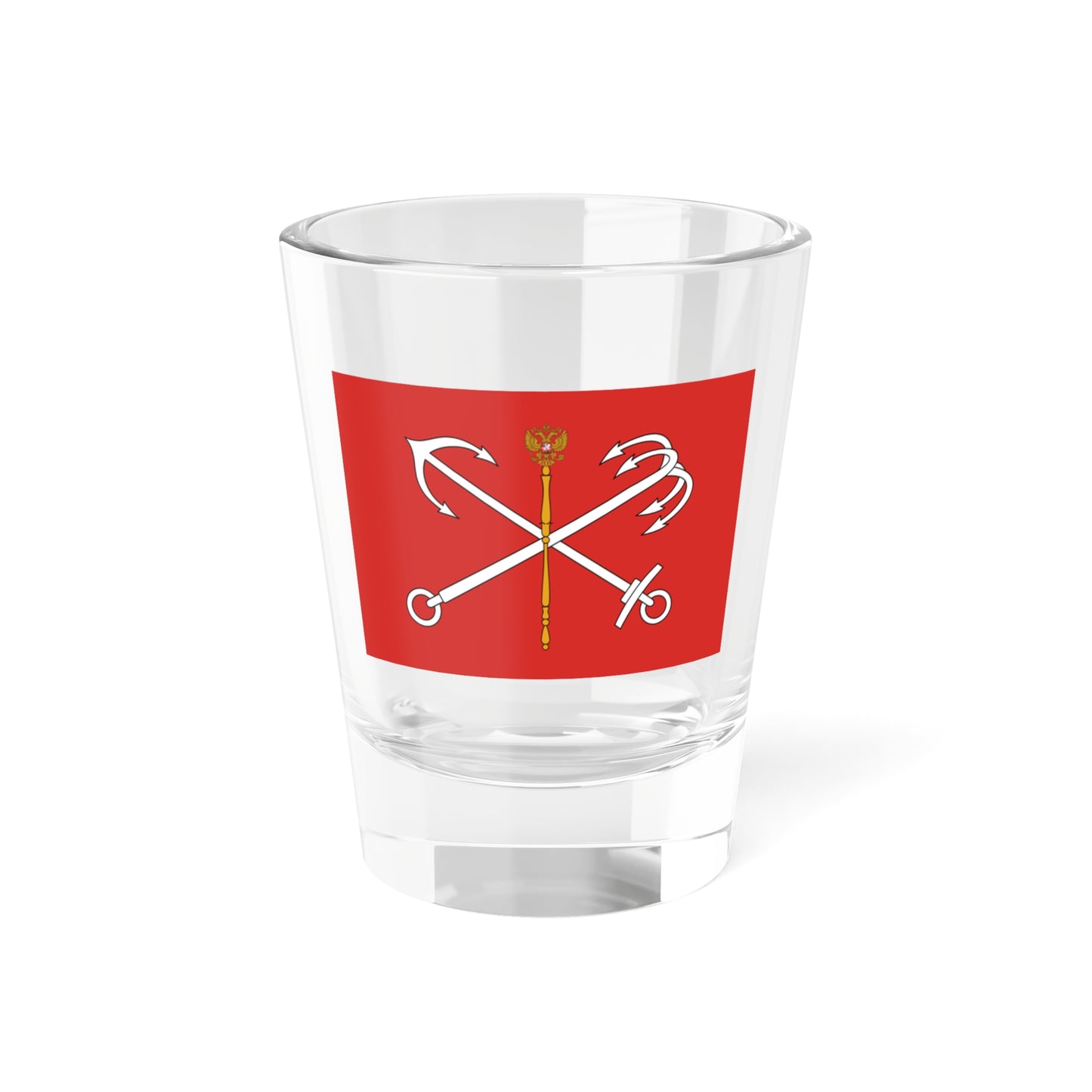 Flag of Saint Petersburg Russia - Shot Glass 1.5oz