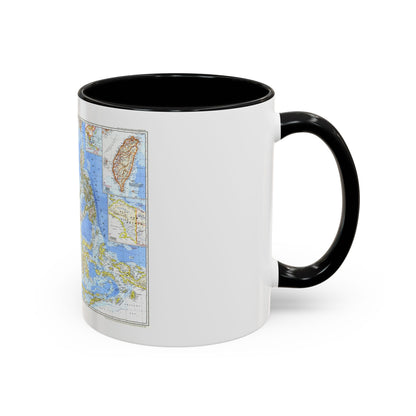 Asia - Southeast (1968) (Map) Accent Coffee Mug