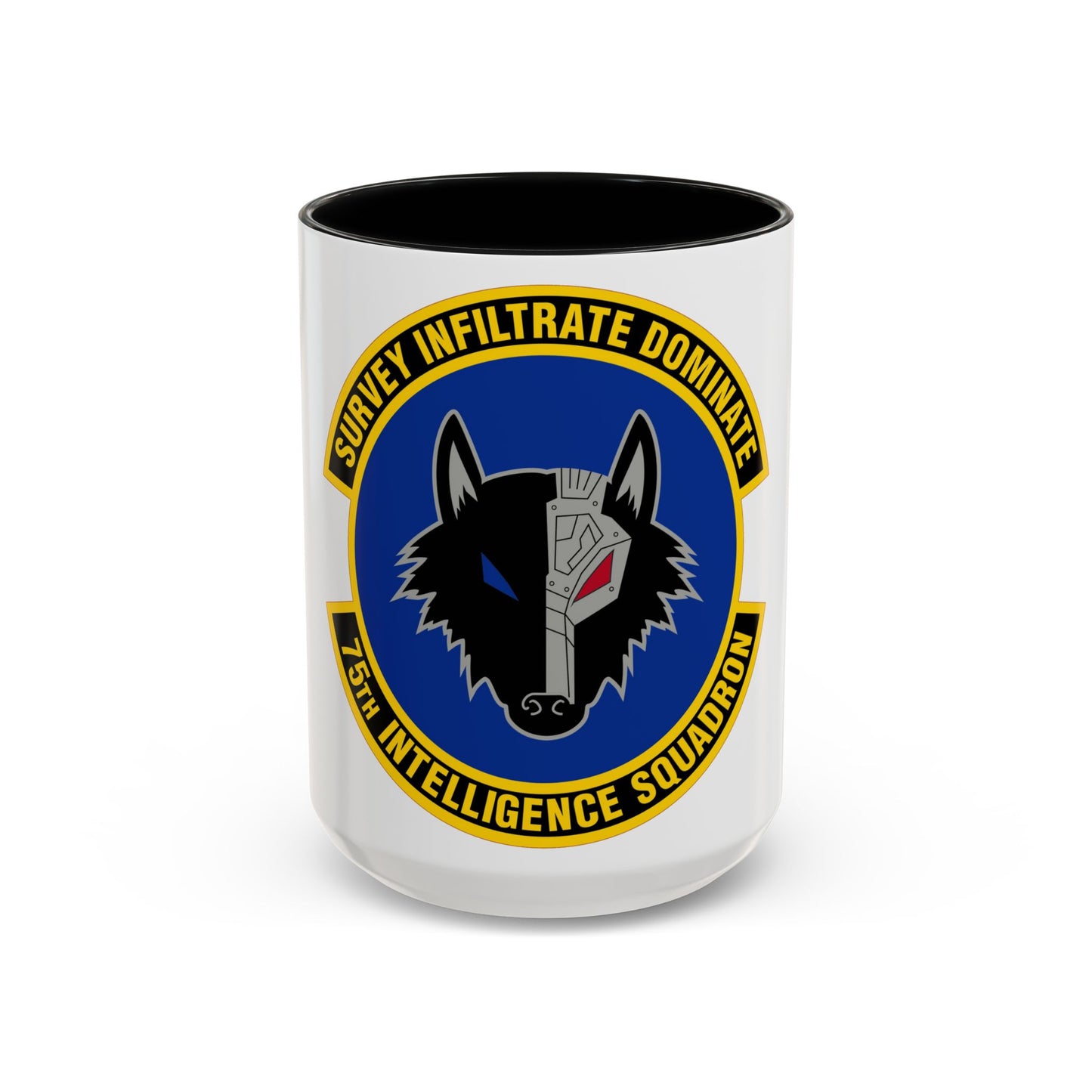 75 Intelligence Squadron ACC (U.S. Air Force) Accent Coffee Mug