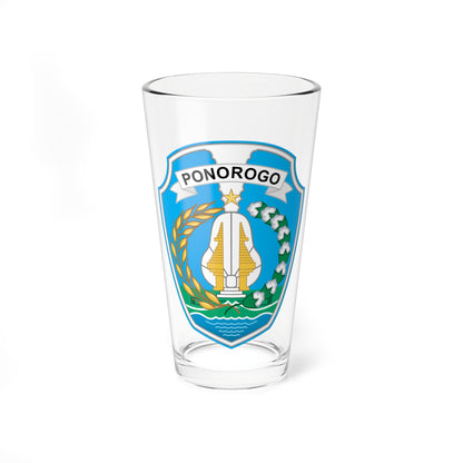 Seal of Ponorogo Regency (Indonesia) (Coat of Arms) Pint Glass 16oz