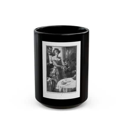 Dolly of Logan Square, Everybody's Magazine, August 1922 - Black Coffee Mug-15oz-Go Mug Yourself