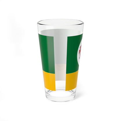 Flag of Zengovarkony (Hungary) Pint Glass 16oz