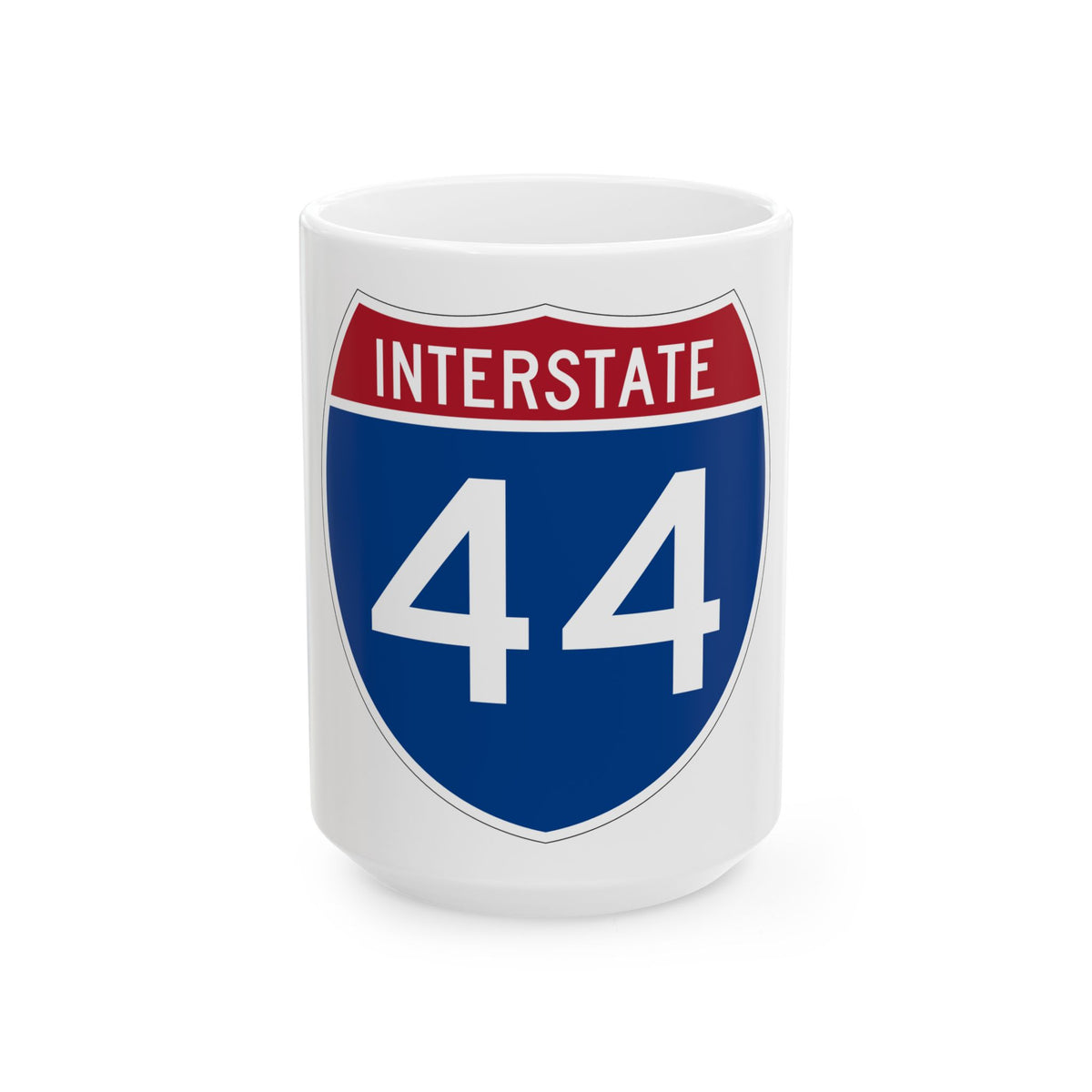 Interstate 44 (U.S. Highways) White Coffee Mug