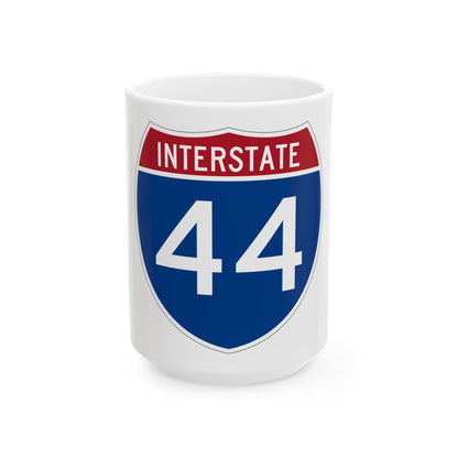 Interstate 44 (U.S. Highways) White Coffee Mug