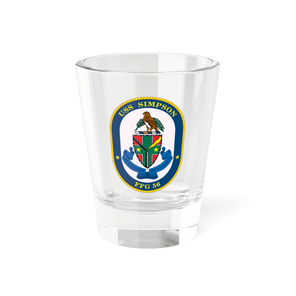 USS Simpson (U.S. Navy) Shot Glass 1.5oz