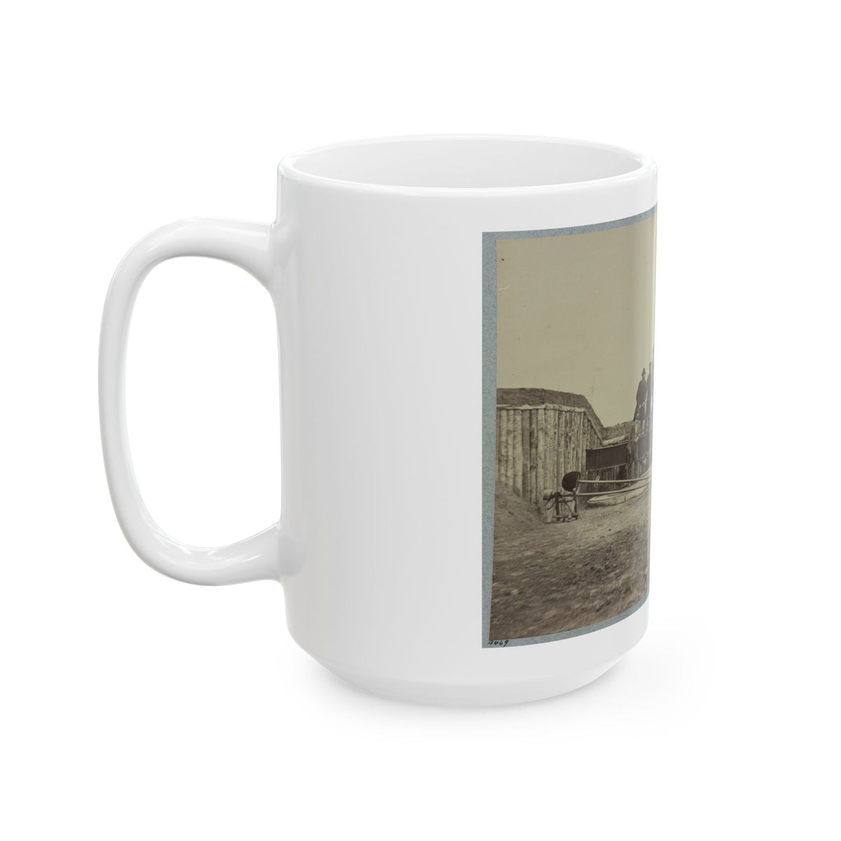 Battery Rodgers, Potomac River, Near Alexandria 001 (U.S. Civil War) White Coffee Mug