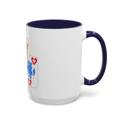 Coat of arms of Princess Marie of Denmark - Accent Coffee Mug