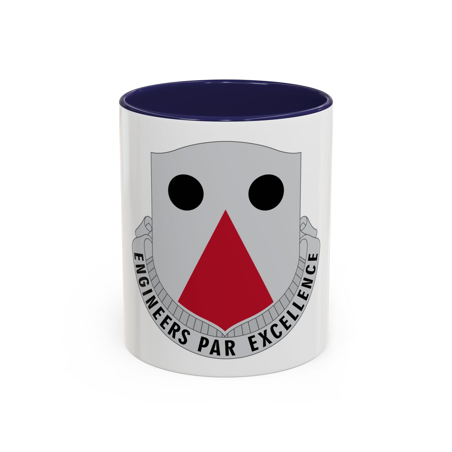 980 Engineer Battalion (U.S. Army) Accent Coffee Mug