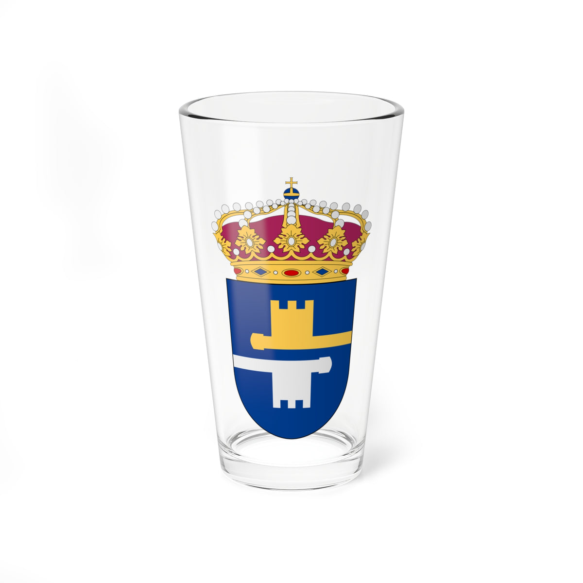 Kriminalvården vapen (Sweden) (Coat of Arms) Pint Glass 16oz