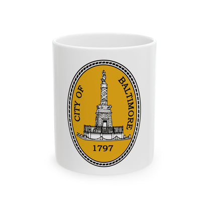 Seal of Baltimore Maryland - White Coffee Mug