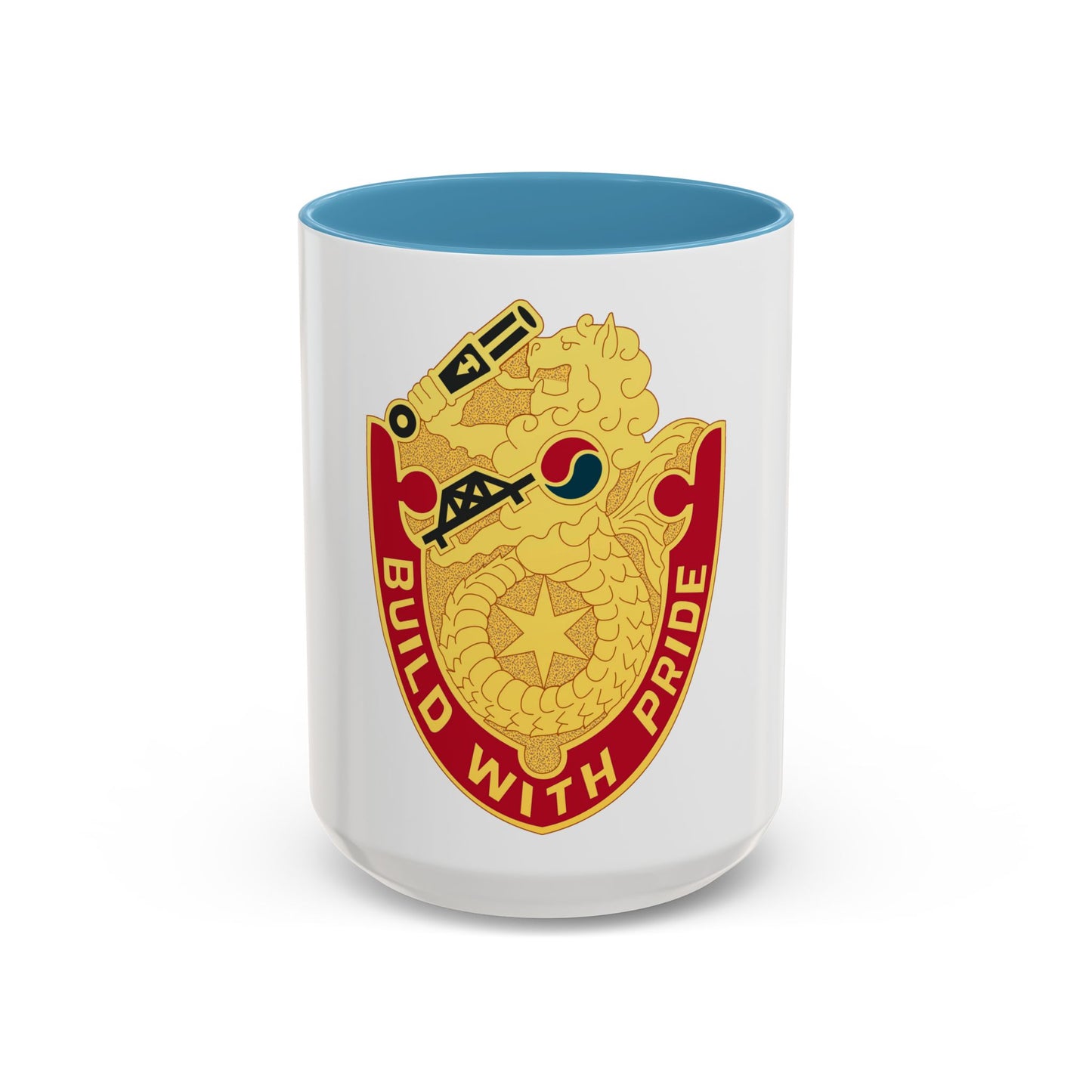 93 Engineer Battalion (U.S. Army) Accent Coffee Mug
