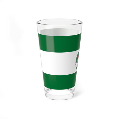 Flag of Kemence (Hungary) Pint Glass 16oz
