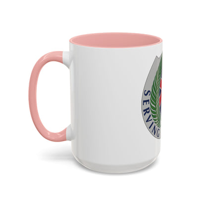 10 Personnel Command (U.S. Army) Accent Coffee Mug