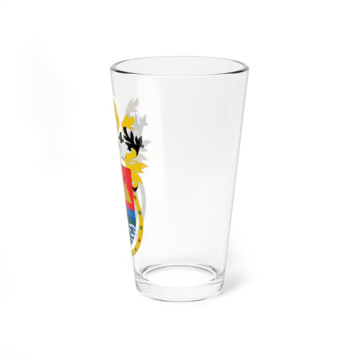 Escudo San Pedro Cholula (Costa Rica) (Coat of Arms) Pint Glass 16oz