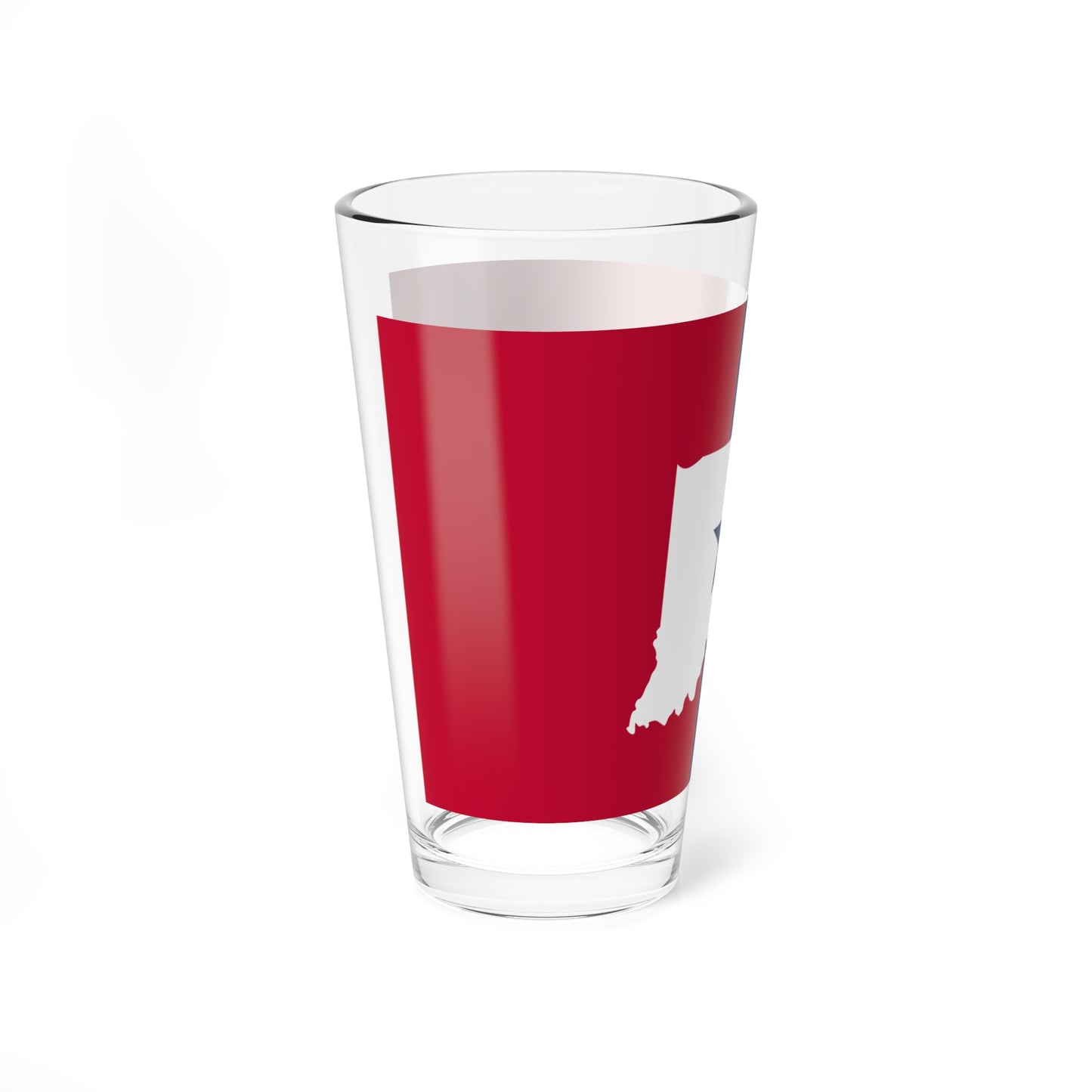 Flag of Union City Indiana (India) Pint Glass 16oz