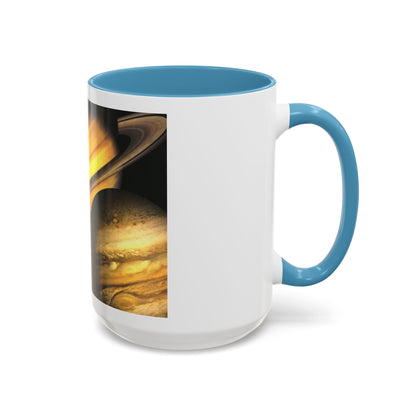 Space - The Solar System - Our Celestial Family (1990) (Map) Accent Coffee Mug
