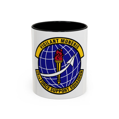 28th Force Support Squadron (U.S. Air Force) Accent Coffee Mug