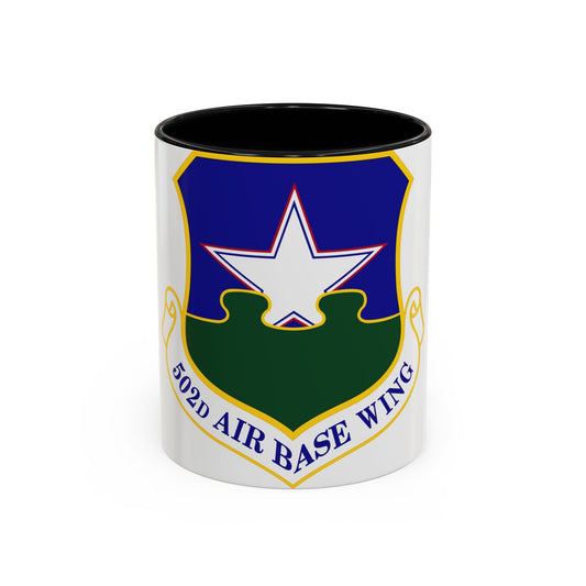 502d Air Base Wing (U.S. Air Force) Accent Coffee Mug