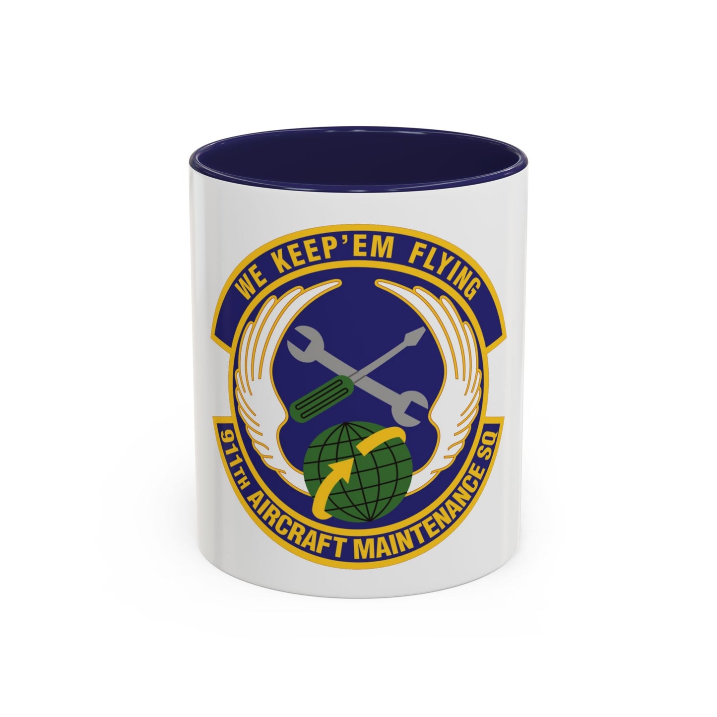 911th Aircraft Maintenance Squadron (U.S. Air Force) Accent Coffee Mug