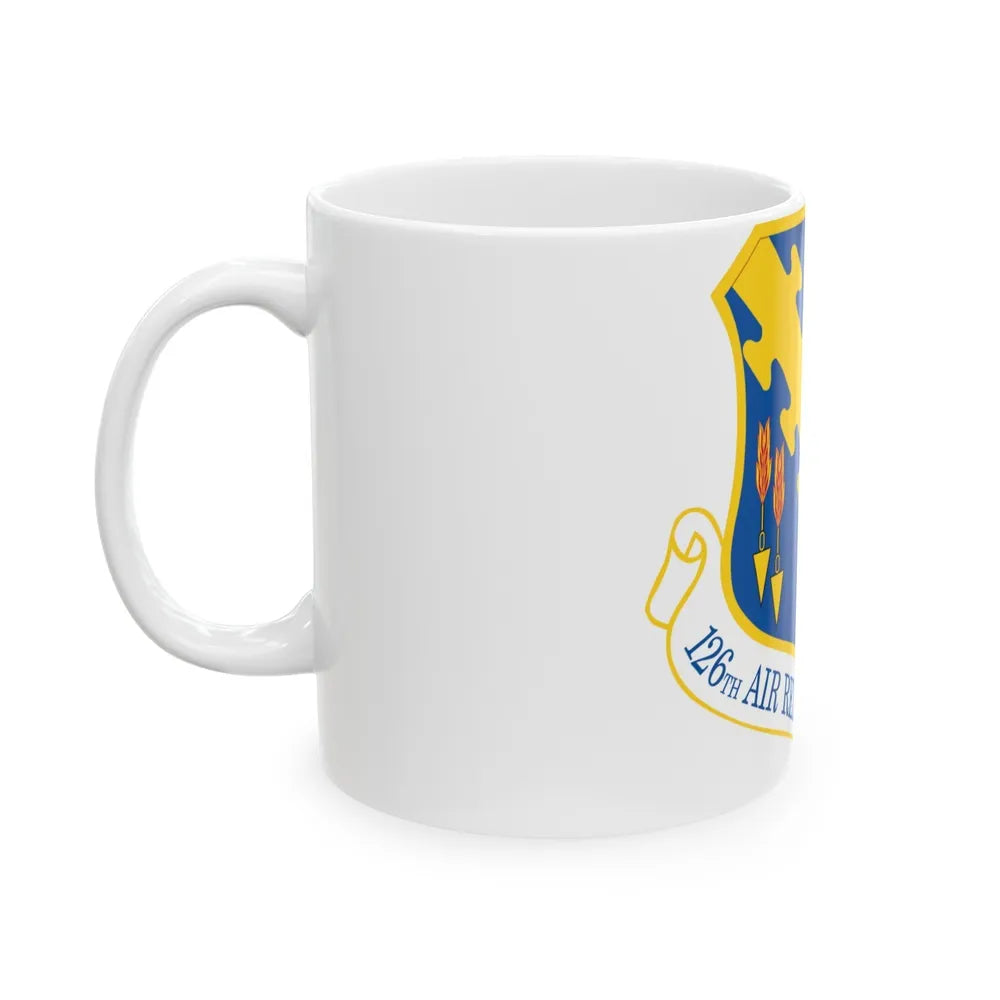 126th Air Refueling Wing (U.S. Air Force) White Coffee Mug-Go Mug Yourself