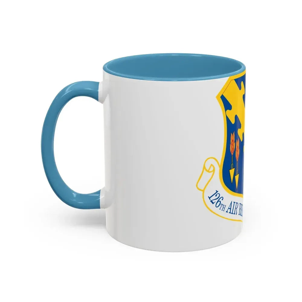 126th Air Refueling Wing (U.S. Air Force) Accent Coffee Mug - Go Mug Yourself