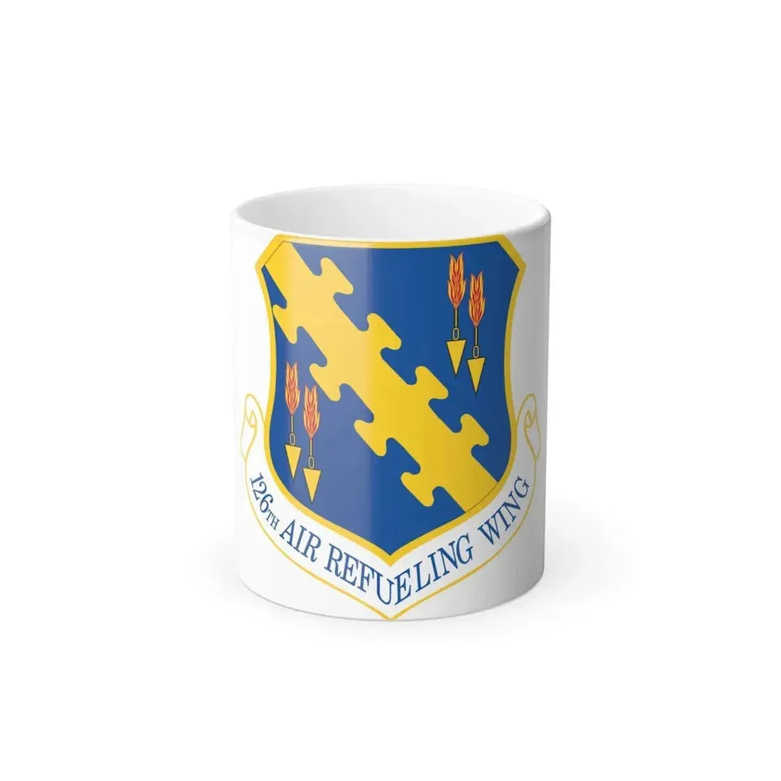 126th Air Refueling Wing (U.S. Air Force) Color Changing Mug 11oz - Go Mug Yourself