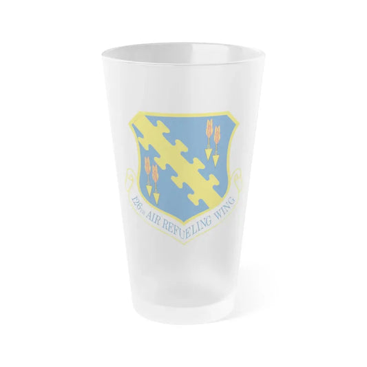 126th Air Refueling Wing (U.S. Air Force) Frosted Pint Glass 16oz Default Title - Go Mug Yourself