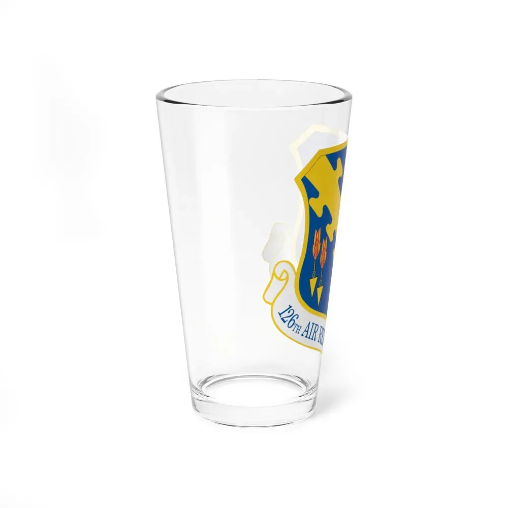 126th Air Refueling Wing (U.S. Air Force) Pint Glass 16oz - Go Mug Yourself
