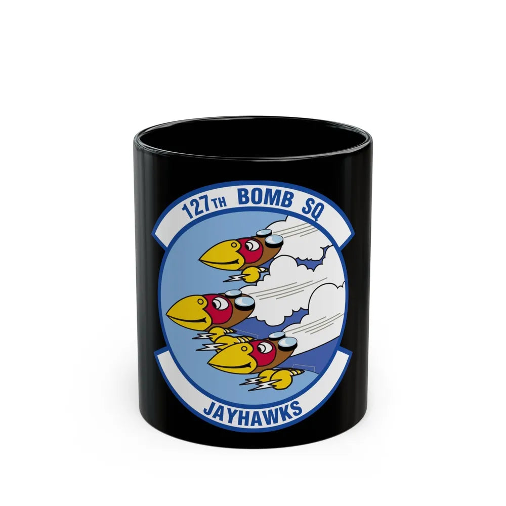 127 Bomber Squadron (U.S. Air Force) Black Coffee Mug-11oz-Go Mug Yourself