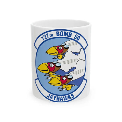 127 Bomber Squadron (U.S. Air Force) White Coffee Mug-11oz-Go Mug Yourself