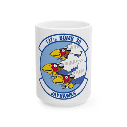 127 Bomber Squadron (U.S. Air Force) White Coffee Mug-15oz-Go Mug Yourself