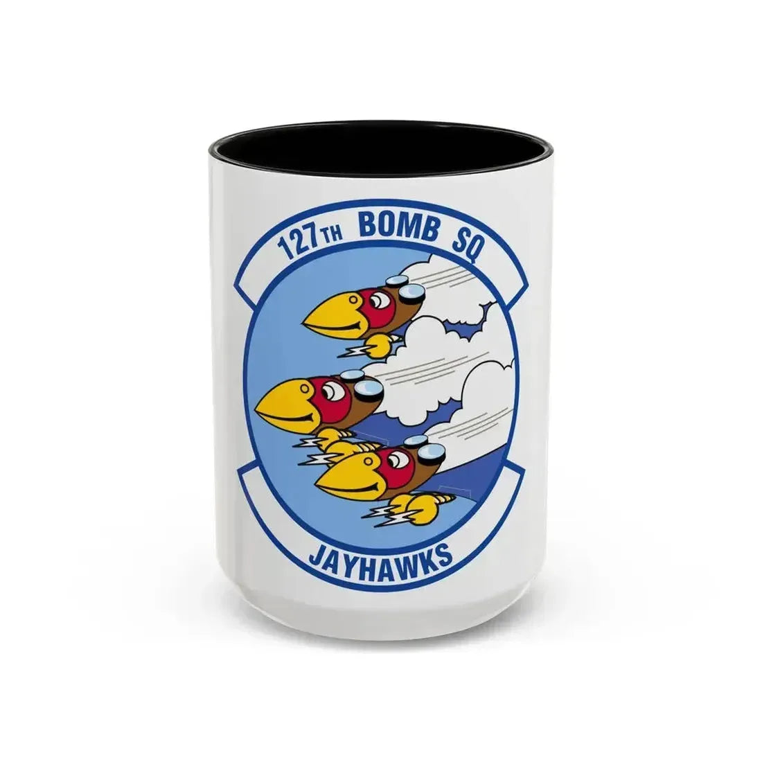 127 Bomber Squadron (U.S. Air Force) Accent Coffee Mug 15oz Black - Go Mug Yourself