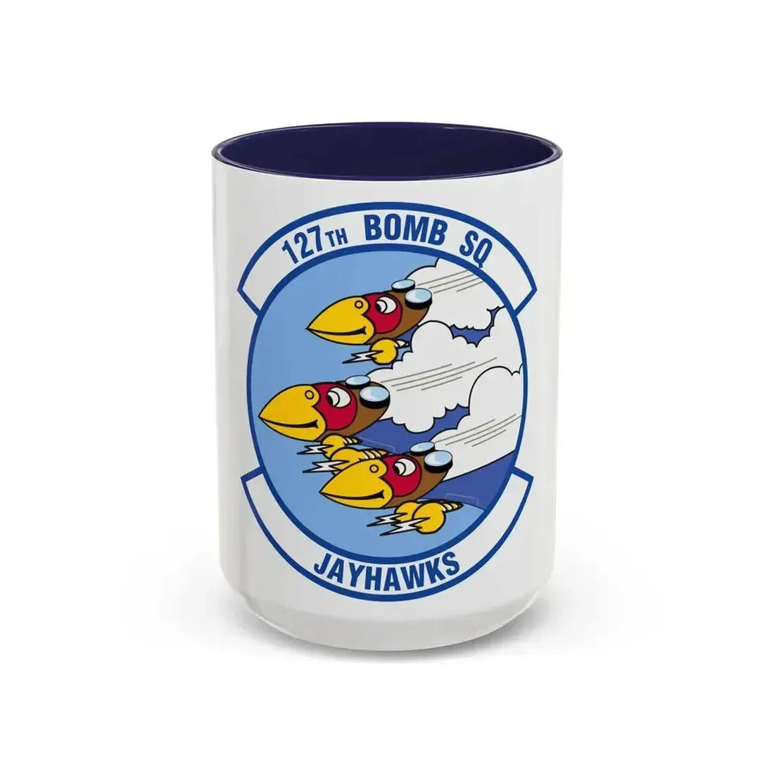 127 Bomber Squadron (U.S. Air Force) Accent Coffee Mug 15oz Navy - Go Mug Yourself