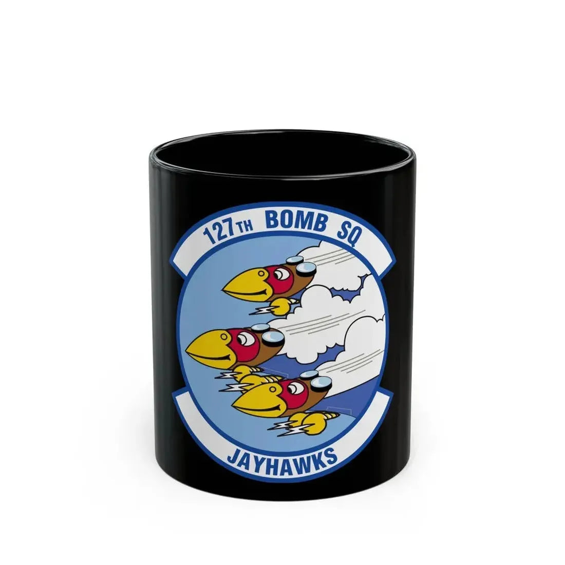 127 Bomber Squadron (U.S. Air Force) Black Coffee Mug 11oz - Go Mug Yourself