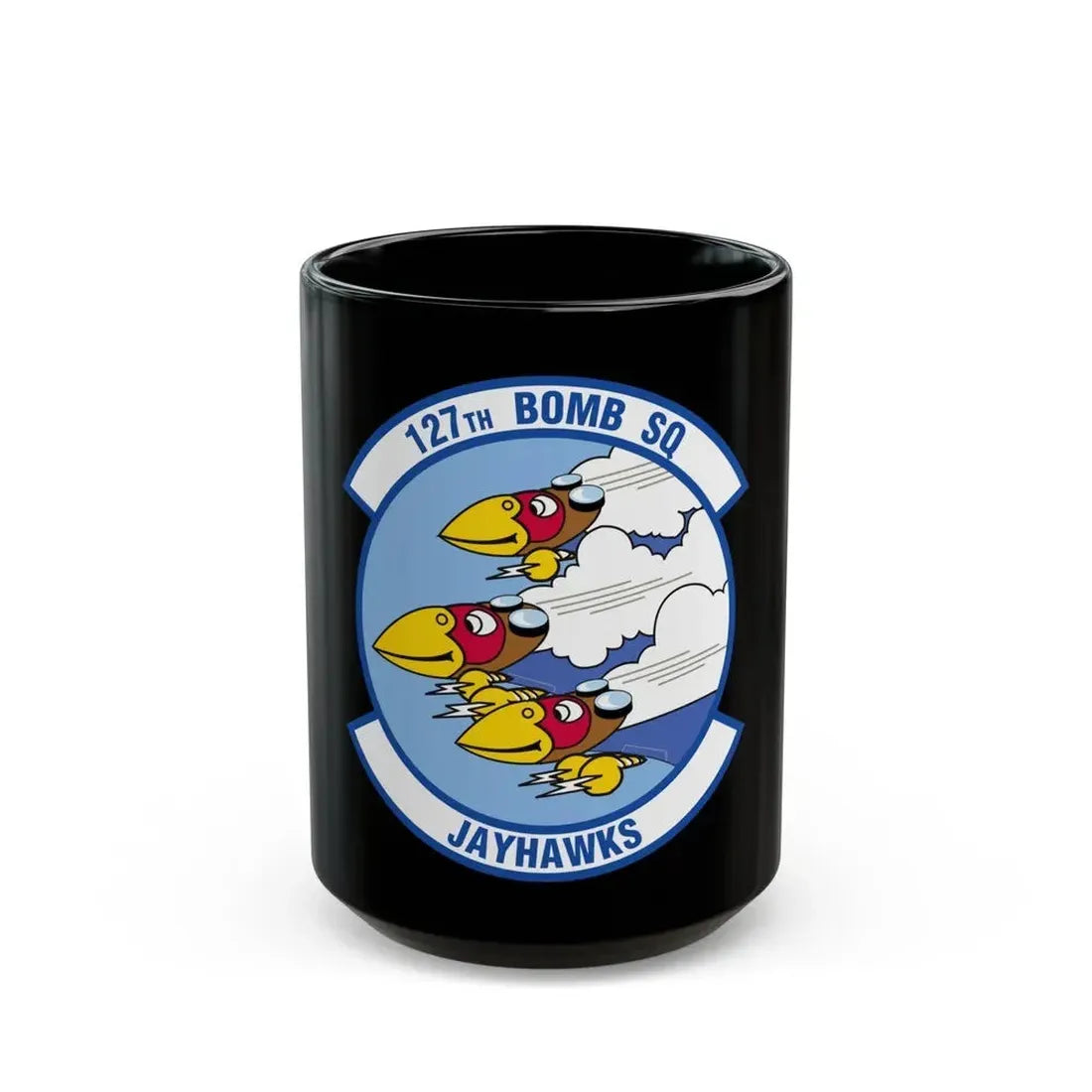 127 Bomber Squadron (U.S. Air Force) Black Coffee Mug 15oz - Go Mug Yourself