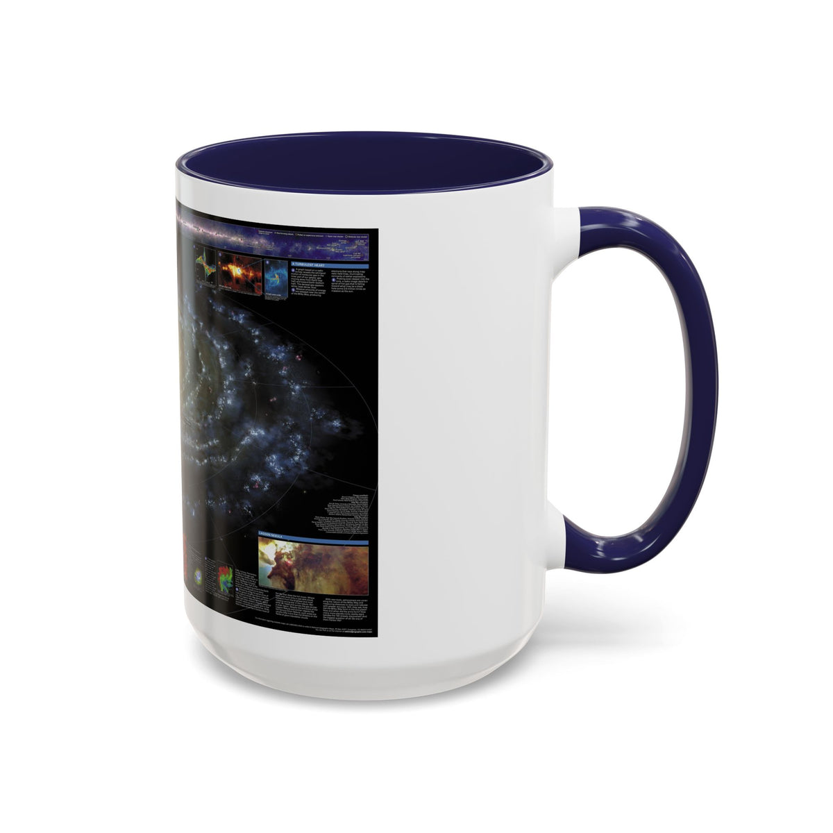 Space - Milky Way (2002) (Map) Accent Coffee Mug