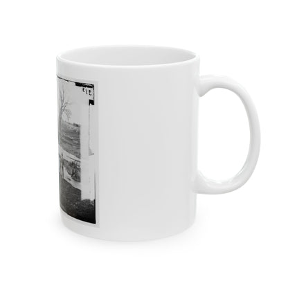 Bull Run, Va. Federal Cavalry At Sudley Ford (U.S. Civil War) White Coffee Mug